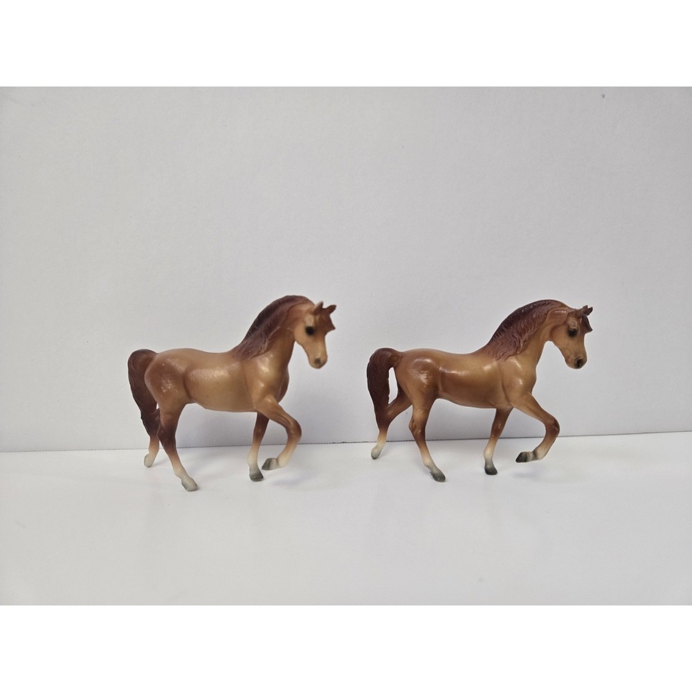 Vintage Breyer Stablemate lot of 2 Morgan Stallion
